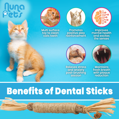 NunaPets® Natural Silvervine Stick Cat Chew Toy