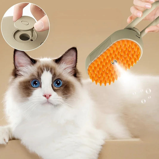 NunaPets® Steamy Cat Brush