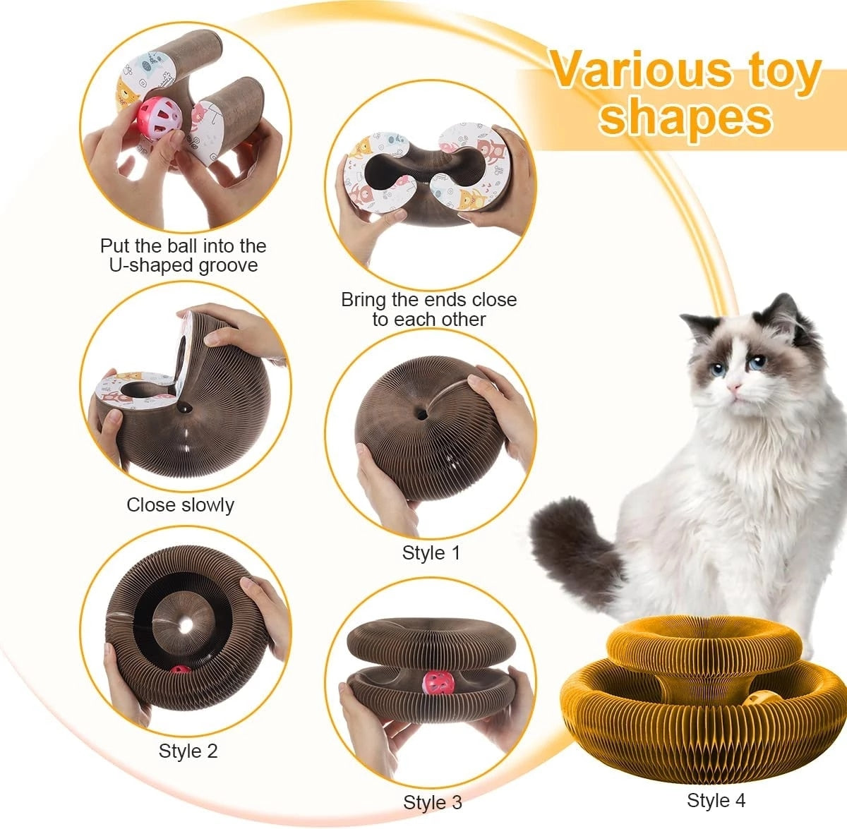 Nunapets® Magic Cat Scratching Board