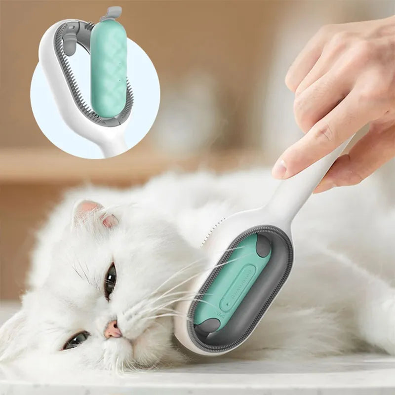 NunaPets® Pets Hair Brush With Water Tank